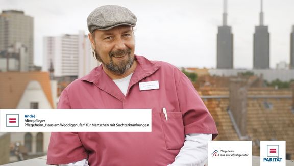 Pflege für Suchtkranke: André, Altenpfleger